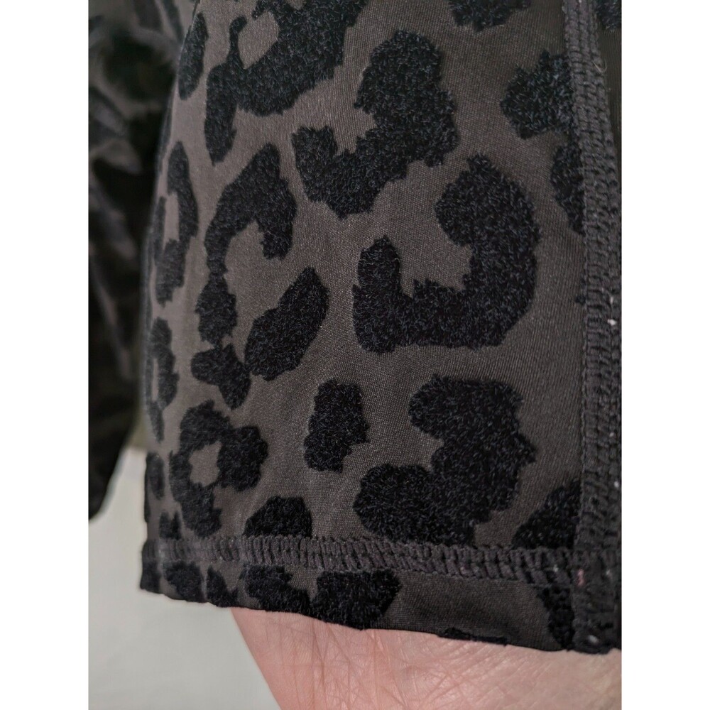 Balance Athletica Black Leopard Print Bike Shorts - Picture 7 of 9